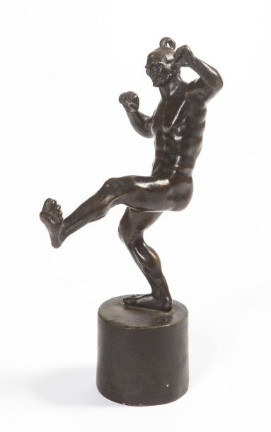 Ecole française vers 1920
Le lutteur
Bronze...