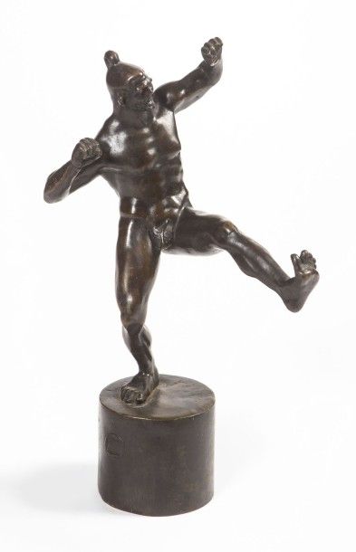 Ecole française vers 1920
Le lutteur
Bronze...