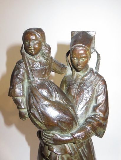 François MÉHEUT, 1905-1981
L'attente
Bronze...