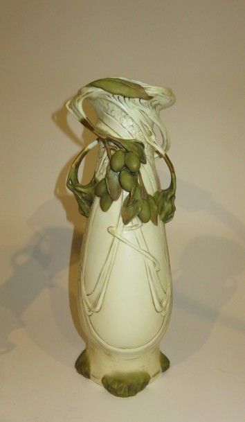 ROYAL DUX BOHEMIA
Grand vase piriforme en...