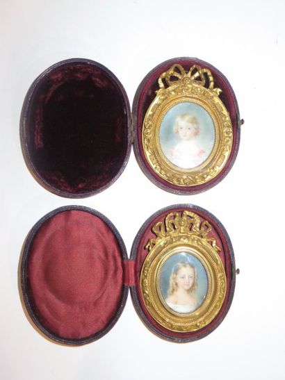 Aimée CHERON, XIXe siècle
Portraits de petites...