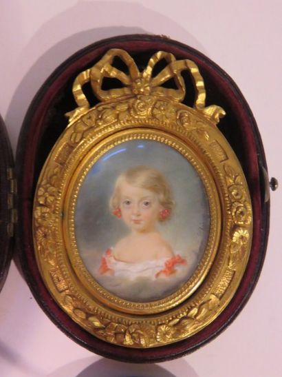 Aimée CHERON, XIXe siècle
Portraits de petites...