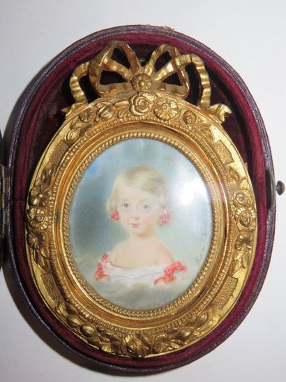 Aimée CHERON, XIXe siècle
Portraits de petites...