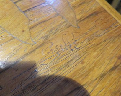 Emile GALLÉ
Suite de quatre tables gigognes,...