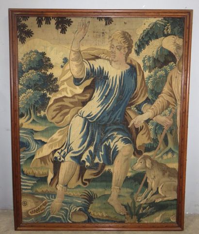 AUBUSSON
Fragment de tapisserie figurant...