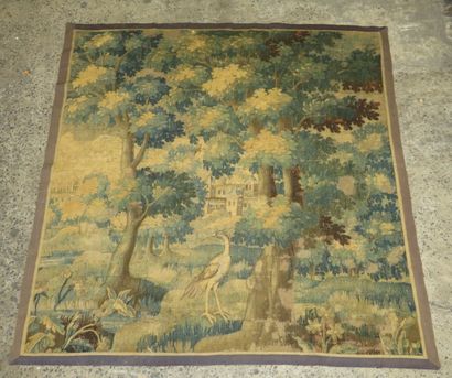 AUBUSSON
Tapisserie en laine figurant un...