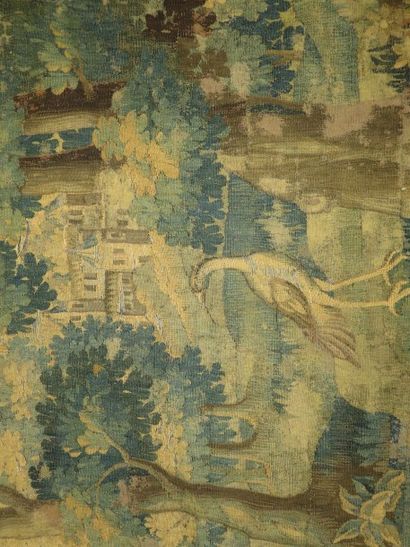 AUBUSSON
Tapisserie en laine figurant un...