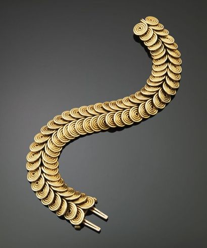 RENE BOIVIN
Modèle Spirale Bracelet souple...