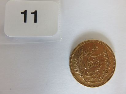 TUNISIE
20 Francs or (Ali, Bey) AH1315 /...