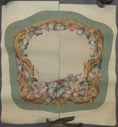 Ensemble de onze projets de tapisserie à...