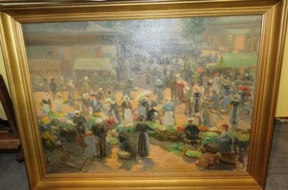 B. LE MONNIE, XXe siècle
Le marché, place...