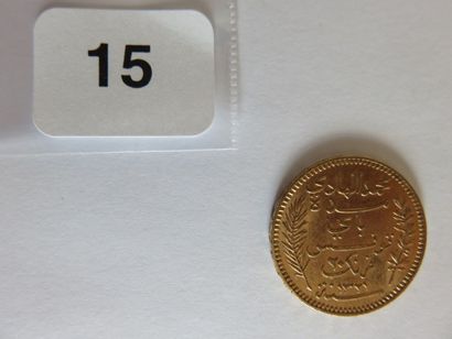 TUNISIE
20 Francs or (Muhammad al-Hadi, Bey)...