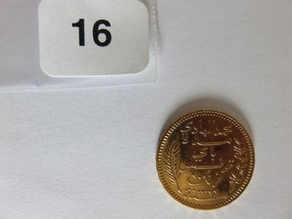 TUNISIE
20 Francs or (Muhammad al-Hadi, Bey)...