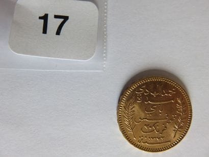 TUNISIE
20 Francs or (Muhammad al-Hadi, Bey)...
