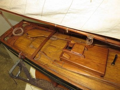 Maquette d'un côtre chalutier (ou barque...