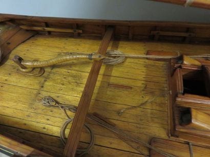 Maquette d'un côtre chalutier (ou barque...