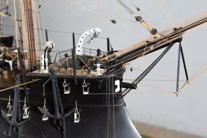 Importante maquette du cuirassé 