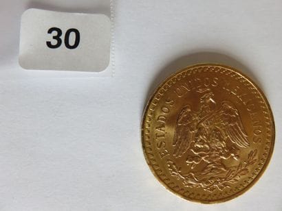 MEXIQUE
50 Pesos or 1945 TTB