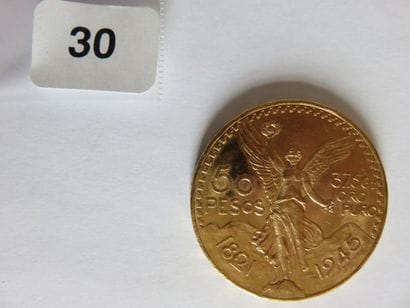 MEXIQUE
50 Pesos or 1945 TTB
