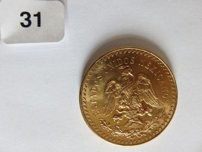 MEXIQUE
50 Pesos or 1947 TTB