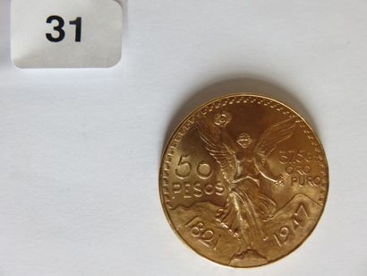 MEXIQUE
50 Pesos or 1947 TTB