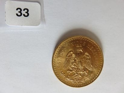 MEXIQUE
50 Pesos or 1947 TTB