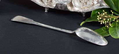 Cuiller à ragoût en argent
Modèle uniplat....