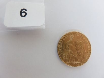 20 Francs or Coq, tranche (Liberté Égalité...
