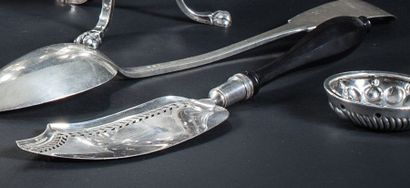 Pelle à poisson en argent, manche en ébène
Modèle...