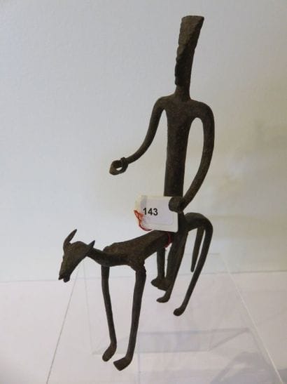 CAVALIER sur sa monture. en fer.
Mali, Dogon
Haut....