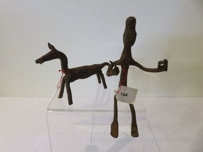 CAVALIER sur sa monture. en fer.
Mali, Dogon
Haut....