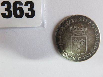 Monnaies - Louis XV - 1/6 écu de France 1722...