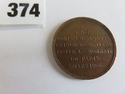 Monnaie de visite au module de 2 Francs pour...