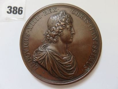 Médaille de Louis XIV 1660 - Concorde entre...