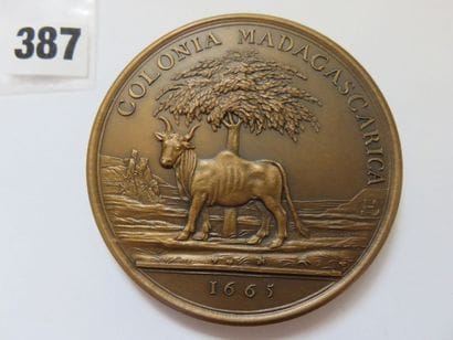Médaille de Louis XIV 1665 - La Colonie de...