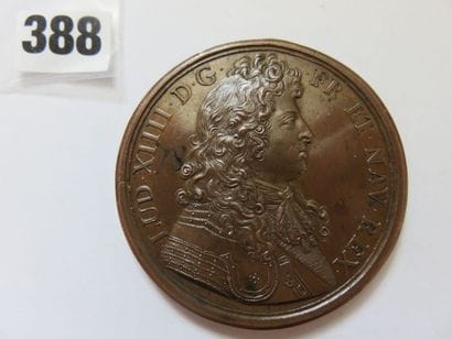 Médaille de Louis XIV 1667 - Construction...