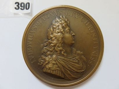 Médaille de Louis XIV - La Marine florissante...