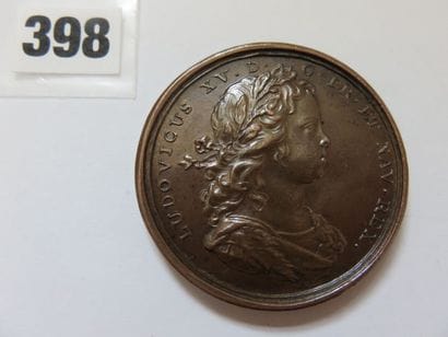 Médaille de Louis XV 1719 - Prise de Fontarabie...