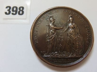 Médaille de Louis XV 1719 - Prise de Fontarabie...