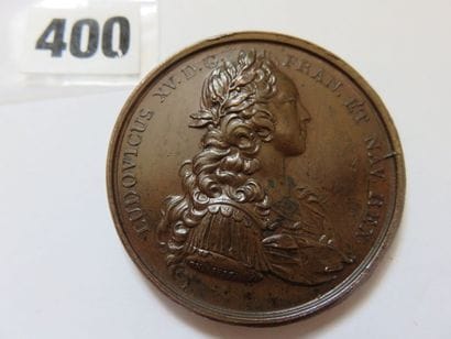 Médaille de Louis XV 1721 - Rétablissement...