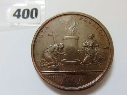 Médaille de Louis XV 1721 - Rétablissement...