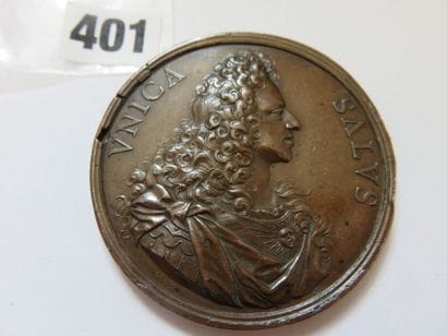 Médaille de Jacques III Stuart attribuée...