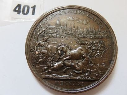 Médaille de Jacques III Stuart attribuée...