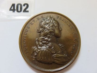 Médaille de Louis XV 1722 - La citadelle...