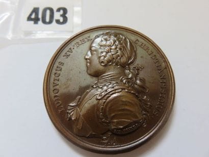 Médaille de Louis XV 1725 - Le mariage du...