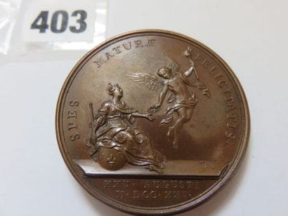 Médaille de Louis XV 1725 - Le mariage du...
