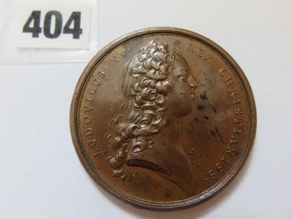 Médaille de Louis XV 1725 - La Chasse de...