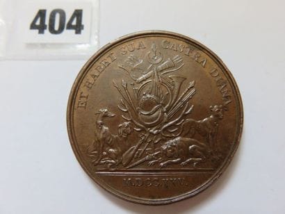 Médaille de Louis XV 1725 - La Chasse de...