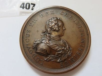 Médaille de Louis XV 1732 - Restauration...