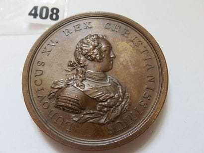 Médaille de Louis XV 1733 - Compagnie des...